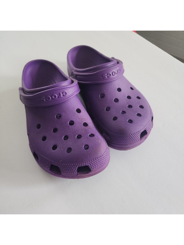 Purple Adult Crocs Sz 10 12 Unisex